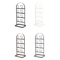 디몬 철제 하트 실내화걸이 슈즈렉 4P, 화이트