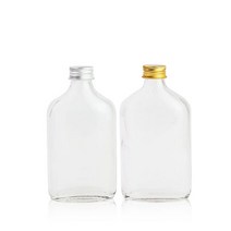 [가인글로벌] 납작병350 40개 1박스 알루미늄골드캡 음료병 주스병 밀크티병, 350ml