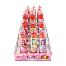 시크릿쥬쥬 스윗라이트 9g x 6개입 불빛 요술봉 장난감 캔디, 시크릿쥬쥬 NEW 립스틱 캔디 36