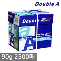 더블에이 A4 복사용지(A4용지) 90g 2500매 1BOX, 단품