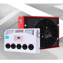 화물차 차량용 무시동에어컨 대형차 캠핑카 24V 12V 및 냉매포함, 12v레드, 1개