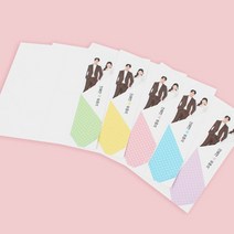 하트 쏠라씨 파스텔 디자인종이 50장 - 군화곰신 제작 군인 커플 선물, 1개, 핑크색-연두색