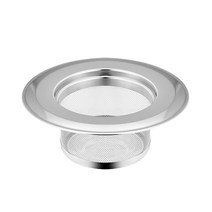 새로운 주방 싱크 필터 스트레이너 메쉬 금속 바닥 드레인 그물 음식 슬래그 스토퍼 플러그 샤워 욕조 헤어 캐처 탈취제 도구, 높이 4cm