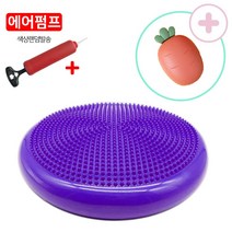 큐러스펫 강아지짐볼 쿠션 밸런스볼 슬개골 운동기구+반려동물 샤워브러쉬, 퍼플