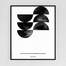 조지 S. 패튼 명언(알루미늄 메탈 액자/4컬러).캔버스뮤지엄(무료배송), C