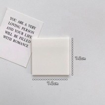minkys 방수 애완 동물 투명 50 시트 메모 스티커 메모 용지 매일 할 일 체크리스트 paperlaria 학교 문구, 7.6cm x 7.6cm