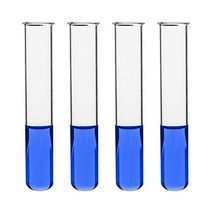 16PK 테스트 튜브 50ml 보로실리케이트 3.3 유리 두께 1.2mm 벽 비드 림
