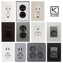 USB 충전 콘센트 빌트인 매립 가구 주방 싱크대 책상 고속충전 카페 커피숍 매장 콘센트, 13.디아트_화이트_USB1포트+콘센트1구
