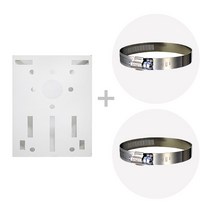 AJN-13 CCTV 폴대 밴드형 브라켓 +형 10CM 밴드 set
