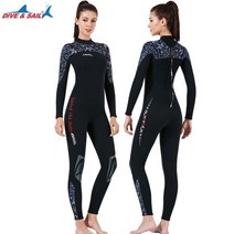 스쿠버 프리다이빙 바다수영 웻 슈트 서핑 잠수복 해녀복 웻 3mm 네오프렌 전체, m129561-womon 그레이, XL