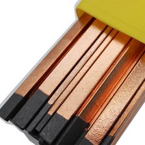 플랫 4mm 5mm 6mm 7mm 8mm 10mm 12mm 에어 카본 아크 가우 징 로드 DC 가스 건용 흑연 전극로드, 01 4x12x355mm 10pcs