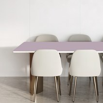 어나더 양면 가죽 방수 식탁보 모서리라운딩5mm, 60 x 100 cm, 코코아 + 그레이