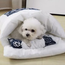 버찌캣 고양이 강아지 베게이불세트, 블루