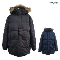 SMJ646 잔피엘 오리털 파카 점퍼 남성 오리털 라쿤 야상 겨울야상