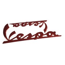 베스파 프론트 엠블럼 로고 마크 이니셜 스티커 파츠 베스파로고 베스파튜닝용품 스쿠터 메탈엠블럼, (06)SILVER 15cm