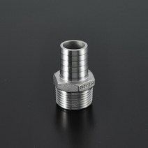 영진 스테인리스 나사식 관이음쇠 - 호스 닛블 Hose Nipple 3/8 inch*13A, 1개