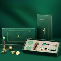 실링왁스 선물세트 비즈왁스 청첩장 편지 도장 선물꾸미기 씰링키트, 루돌프와 12월