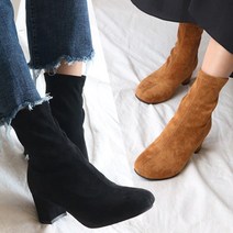 [올인마켓]삭스부츠 밴딩 앵클부츠 앵글 첼시 워커힐 6cm