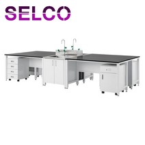 철재 기본형 중앙실험대 LCS-1337 실험실 테이블