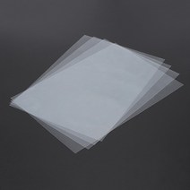 8개 140X200Mm Sla / LCD FEP 필름 광자 수지 DLP 3D 프린터 용 0.15-0.2Mm 두께, 투명한 색, 01 WHITE
