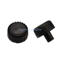 볼륨노브캡 볼륨캡 5pcs 21 19MM 플라스틱 줄무늬 BlackCap 전위차계 인코더 스위치 손잡이 매화 샤프트 6MM, 검은색