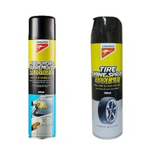 leather labeladhesive스티커타르제거제차량용+spray타이어광택제차량용, 1개