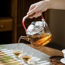 유리컵 인덕션 찻잔 미니 머그워머 티포트 컵받침대, B형 + 컵 4개