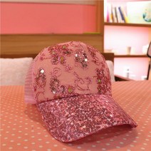 여성 레이스 스팽글 야구모자 화려한볼캡 매쉬캡