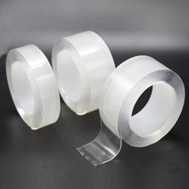 소유 다목적 방수테이프 초강력 실리콘 겔 욕실 틈새 보수 곰팡이 방지 투명 단면 양면, 50mm(폭) x 10M(길이)
