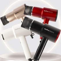 유니프로 괴물풍량 BLDC 드라이기 항공모터 전문가용 미용실 드라이어, 드라이어+스탠드 세트, 체리레드(RD)+S3 블랙