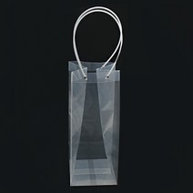 갑조네 선물용 투명쇼핑백 스투키쇼핑백 pvc 비닐가방 선물 포장가방