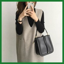 모던 직장인 하객룩 조끼 의류 베이직 셋트 코디 데이트룩 원피스 체형커버 깔끔 폴라티 여성