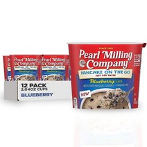 Pearl Milling Company 팬케이크 컵 메이플 시럽 12개 880317, Blueberry Cups