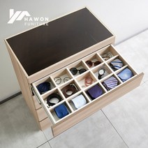 하원가구 덴버 드레스룸 750 아일랜드 서랍장, 애쉬