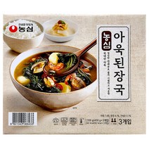 농심 아욱된장국 450gx3개 즉석국 코스트코