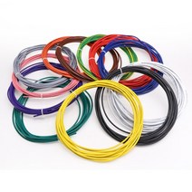 UL 1015 유연한 연선 PVC 와이어 및 케이블 주석 도금 구리 18AWG 20AWG 22AWG 24AWG 고온 105 ° 전압 60, 01 Black_01 1 Meter_03 18 AWG