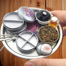 레트로 찬합 4종 세트 인테리어 소품 장식 도시락 미니어쳐 미니어처, 1번 레트로 찬합 4종 세트(찬합3+반찬통1)실버