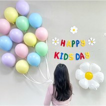 어린이날풍선 장식 포토존 헬륨풍선 연출 플라이 풍선세트, 옵션1. 레인보우 플라잉세트, 파스텔