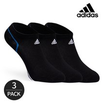 [국내생산] ADIDAS 아디다스 여성 퍼포먼스 중앙삼선 스니커즈 3족세트 블랙, FREE