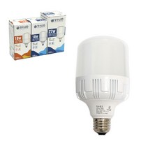 장수 LED 매장 램프 (E26베이스) 18W 27W 주광색 전구색 매장 램프 전구 조명, (주광색 27W)