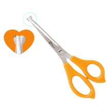 [문구조아] 피스코리아 하트 안전 가위 유아용 가위 문구 사무, 4개