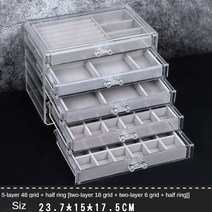 아크릴진열장 신발 피규어 진열장 진열대 아크릴 보석 상자 맞춤형 귀걸이 목걸이 반지 보관 길 잃은 아이 여성 디스플레이 스탠드, [12] Style 12