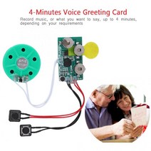 단추녹음기 diy 인사말 엽서 사운드 음성 칩 모듈 4 분 버튼 배터리 레코더 음악 생일 선물 공예 장식 장난감 132, 없음