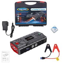 올인원 파워뱅크 차박 캠핑 대용량 99900mAh 자동차 점프 스타터 보조베터리 5000A 자동 비상 배터리 부스터 시작 장치 충전기 디젤 가솔린, Simplified-49800mAh
