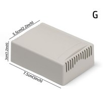 알루미늄 케이스 박스 와이어 정션 플라스틱 방수 백색 DIY 주거 계기 상자 전자 프로젝트 공급, 07 75x55x30mm-G