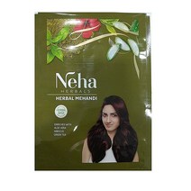 Vedika Herbals India Neha Herbal Mehndi Pure & Natural 헤나 메핸디 파우더 55 Gm x 3팩 309026