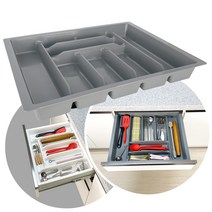 수저 정리함 분리함 / 주방 씽크대 싱크대 서랍 정리대 칸막이 트레이 정리용품, 수저정리함600 화이트