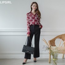 립걸고급스러운 체인 블라우스