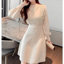 연말 파티 송년회 모임 결혼식 하객 룩 겨울 돌잔치엄마 피로연 원피스 정장 예복 상견례 옷차림 니트 미니