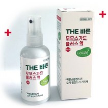 로하스 인증 무무스가드 플러스 60ml 1+1 휴대용 모기기피제, 110ml, 2개, 110ml